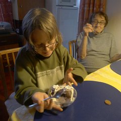 Sammy has a second icecream of the day. We get to send him to his other grandma for the night, but I feel little guilty. Oh well, it is a summer break...