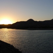 P1150061  Mulege river at sunset