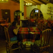 P1150072  It was us and later on a woman with her daughter for dinner.I couldn't decide which table to sit at!