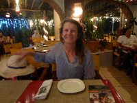 P1010818  Last dinner in an Italian restaurant on the way from the bus stop back to the hotel.
